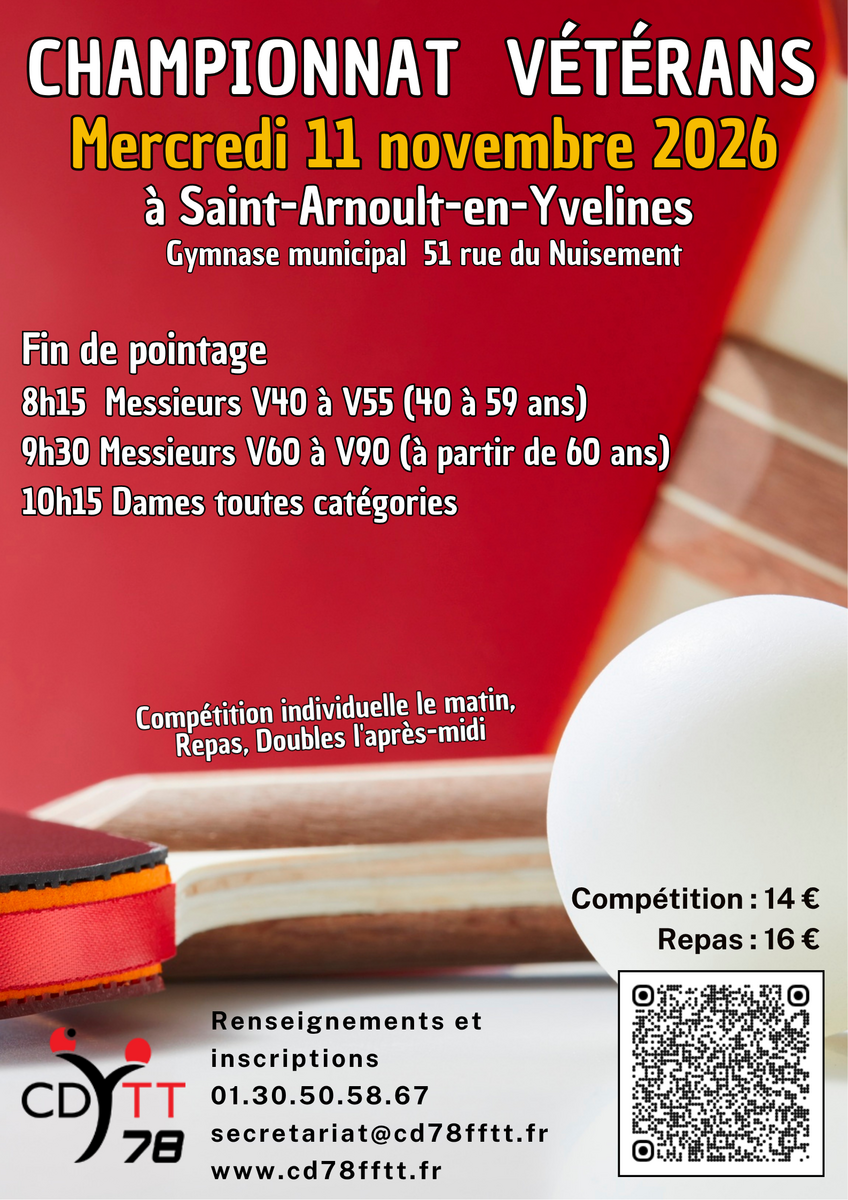 Championnat départemental vétérans