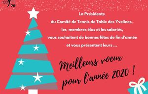 Joyeuses fêtes et Bonne année 2020 !