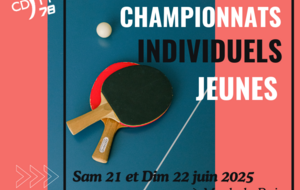 Championnats individuels jeunes - Liste des joueurs retenus
