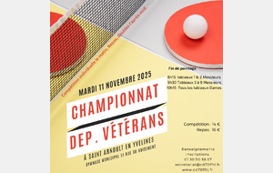 Championnat Dep. Vétérans 2025