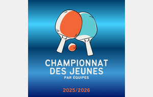 Championnat des Jeunes 25/26 Journée 1