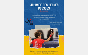 Journée des Jeunes Pousses 14/12/2025