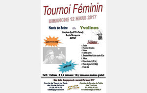 Tournoi Féminin 78 / 92