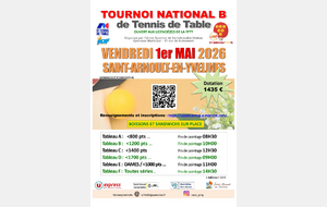 Tournoi National B de Tennis de Table