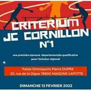 Critérium JC CORNILLON n°1 - qualificatif pour le niveau régional