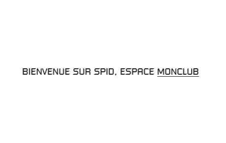 Aide &quot;Espace MonClub &quot;