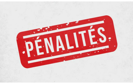 Pénalités sportives 2024/2025