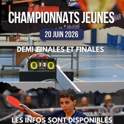 Championnat des Jeunes 25/26 - 1/2 finale et finale