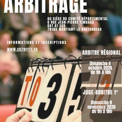 Formations d'arbitrage 2026/2027