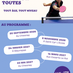 Entraînements féminins 2026/2027